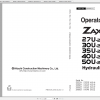 Hitachi Mini Excavator Zaxis ZX30U 2 Shop Manual 4