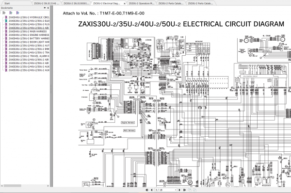 Hitachi Mini Excavator Zaxis ZX30U 2 Shop Manual 5