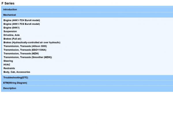 ISUZUTruck2019 2020WorkshopManualServiceTechnicalDTCETMWiringDiagram4