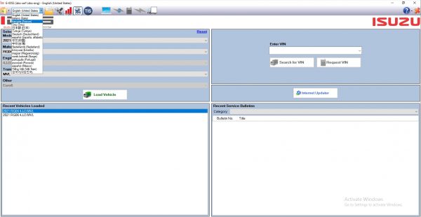 Isuzu G IDSS Diagnostic Service System 03.2021 Release Full Diagnostic Software 12