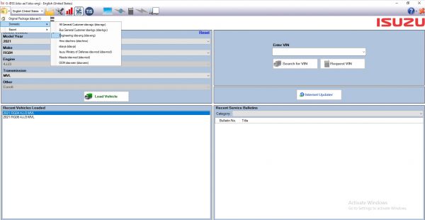 Isuzu G IDSS Diagnostic Service System 03.2021 Release Full Diagnostic Software 13