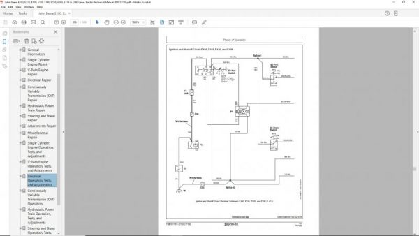 John Deere Lawn Tractors E100 E110 E120 E130 E140 E150 E160 E170 E180 Tech Manual TM151119 4