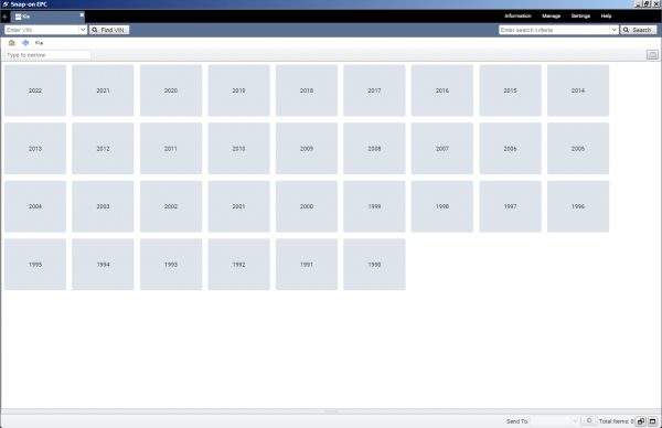 Kia Global Snap On EPC 09.2021 Spare Parts Catalog DVD 1 1