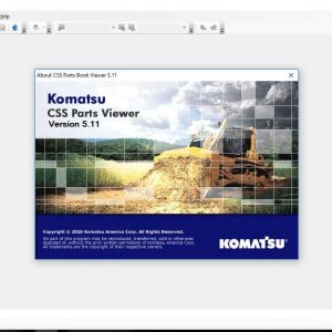 Komatsu Linkone CSS EPC Parts Viewer 5.11 2021 JAPAN EUR USA Spare Parts Catalog DVD 1