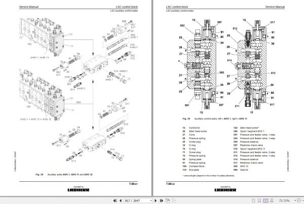 Liebherr A 309 LI R 317 LI Service Manual 2