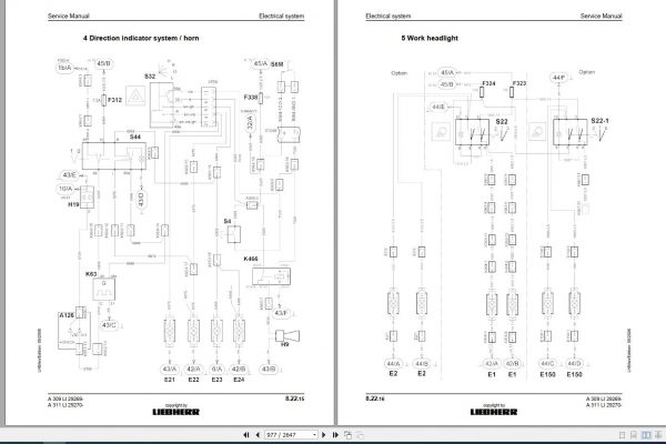 Liebherr Hydraulic Excavator A 309 LI R 317 LI Service Manual 4