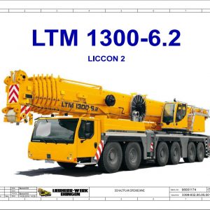 Liehberr Mobile Crane LTM 1300 6.2 Electrical Hydraulic and Pneumatic Schematic Diagram 1
