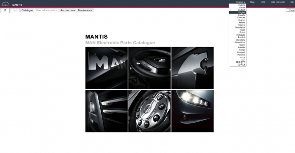MAN MANTIS v668 EPC 10.2021 Electronic Parts Catalog 0