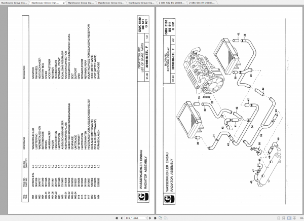 Manitowoc Grove Cranes GMK 5180 Shop Manuals 3