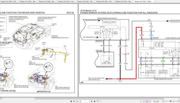 Mazda CX5 2018 Wiring Diagram 1