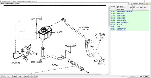 Mazda China EPC 10.2021 Spare Parts Catalog DVD 4