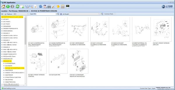 SAIC MOTOR Updated 06.2021 Electronic Spare Parts Catalog DVD 3