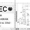 Soilmec Drilling rig R 825 EMR Electrical Schematic Diagram 2262 47000661 1