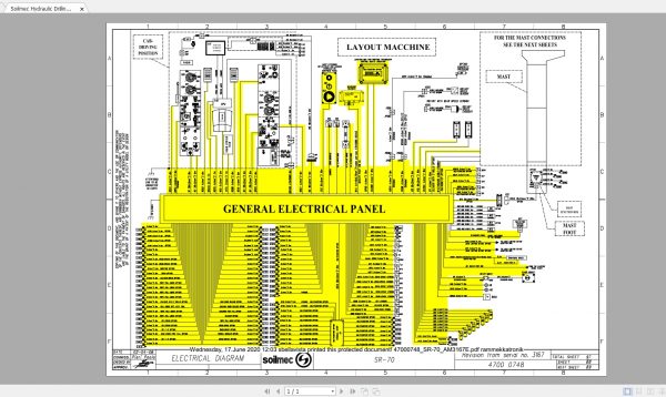 Soilmec Hydraulic Drilling Rig 4.01GB PDF Service and Part Manual DVD 12