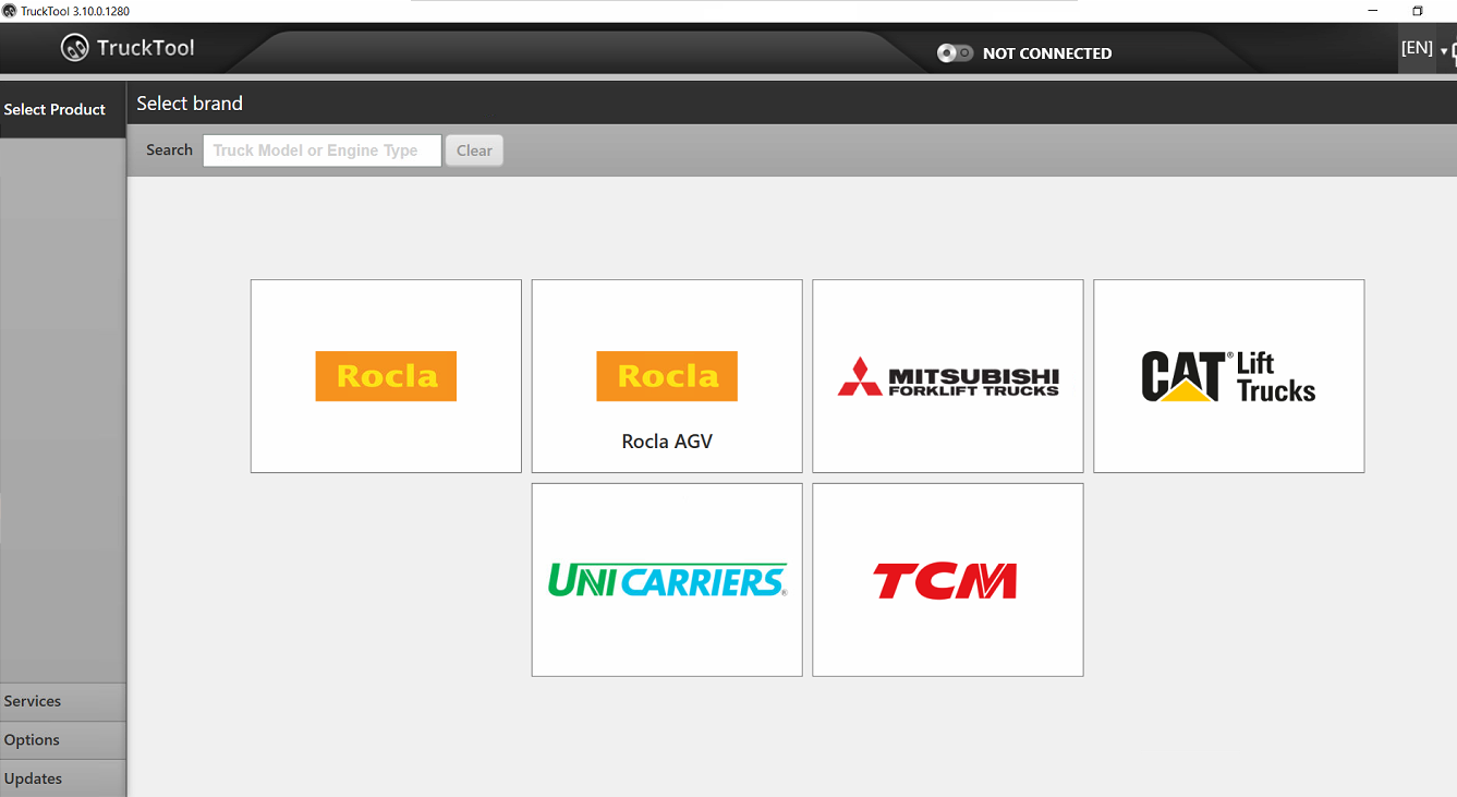 TruckTool 3.10 10.2021 Diagnostic Program for MitsubishiCatTCMUniCarriers Rocla 1