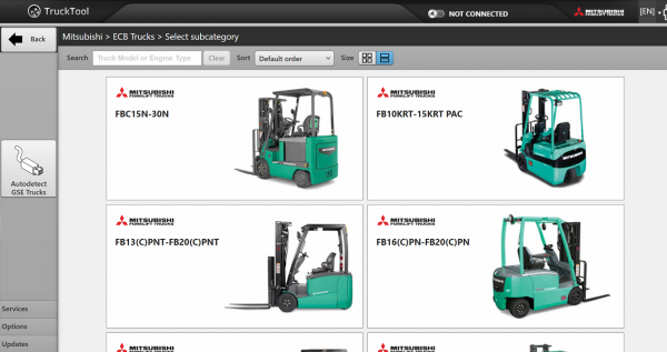 TruckTool 3.10 10.2021 Diagnostic Program for MitsubishiCatTCMUniCarriers Rocla 4