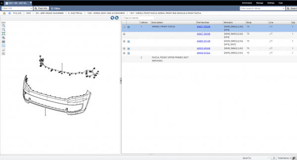 VM Ware Chrysler Fiat FCA EPC5 International 10.2021 Spare Parts Catalog DVD 10
