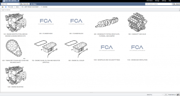 VM Ware Chrysler Fiat FCA EPC5 International 10.2021 Spare Parts Catalog DVD 7