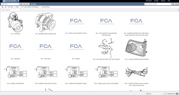 VM Ware Chrysler Fiat FCA EPC5 International 10.2021 Spare Parts Catalog DVD 8