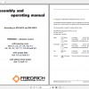 BAUER BE 250 60 Instruction Manual Spare Part List Schematics Additional Document 2