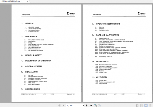 BAUER BE 250 60 Instruction Manual Spare Part List Schematics Additional Document 3