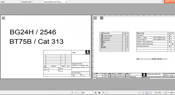 BAUER BG24H 2546 Instruction Manual Spare Part List Schematics Additional Document 4
