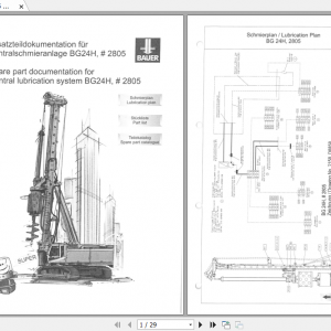 BAUER BG24H 2805 Electrical Hydraulic Schematics 0