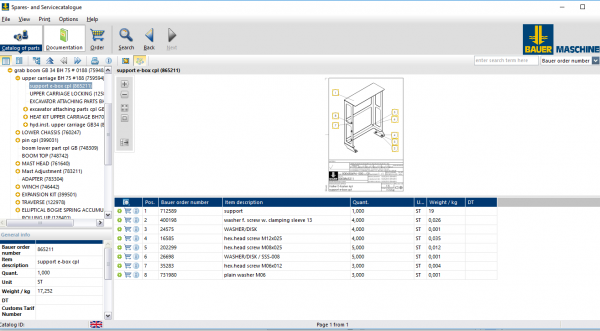 BAUER GB34 0195 Instruction Manual Spare Part List Schematics Additional Document 2