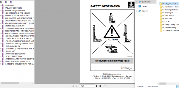 BAUER GB34 0195 Instruction Manual Spare Part List Schematics Additional Document 5
