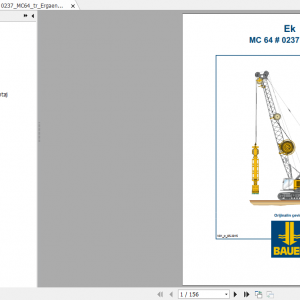 BAUER MC64 0237 Instruction Manual Spare Part List Schematics Additional Document 2