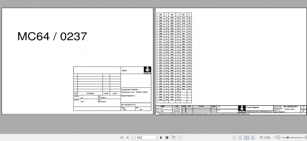 BAUER MC64 0237 Instruction Manual Spare Part List Schematics Additional Document 4