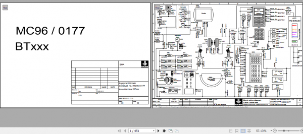 BAUER MC96 0177 BC System 0657 Instruction Manual Spare Part List Schematics Additional Document 6