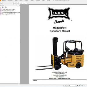 BENDI Landoll Forklift 2.23 GB PDF Service Part Manual DVD 0