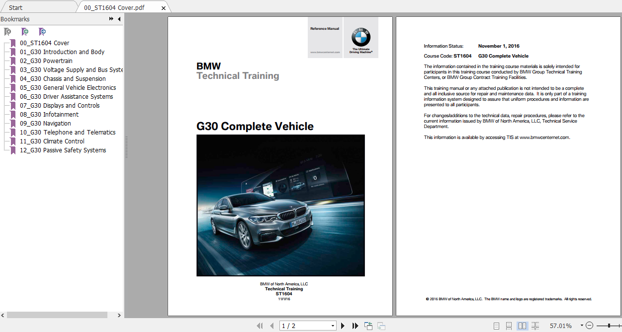 BNW Technical Training Collection CD 1