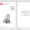 BT Electric Forklift C4E 400 500V Maintenance Service Manual Diagram 1
