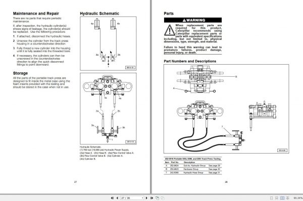 CAT 200 4532 to 295 5490 Tool Operating Manual 4