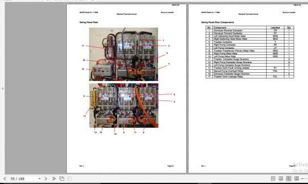 CAT Continous Miner 30MB3 Electrical Leighton Contractors Service Manual M01406 BI620139 3