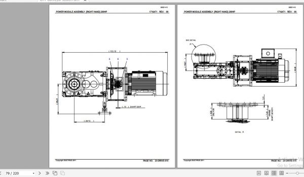 CAT Conveyor System BC100 Belt System 496720 Sufco Mine Parts Service Manual BI001443 2011 3