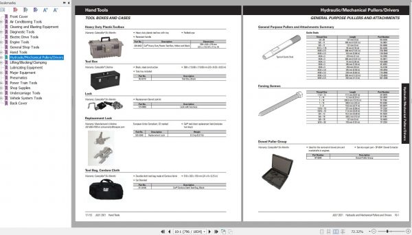 CAT Dealer Service Tools Catalog Includes Hand Tools   Shop Supplies July 2021 3