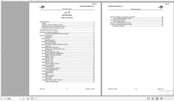 CAT Dragline 8750 141428 10862 Maintenance and Operation Manual BI010574 EM026725 2