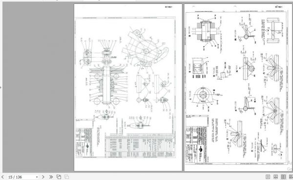 CAT Dragline Upgrade 2570W 136890 Luminant Drawings Service Manual 2