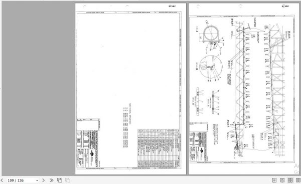 CAT Dragline Upgrade 2570W 136890 Luminant Drawings Service Manual 3