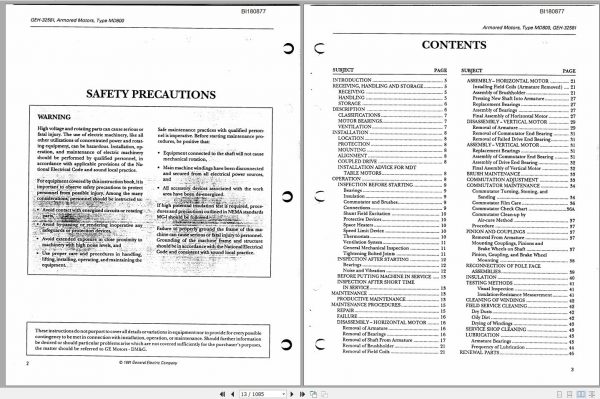 CAT Electric Rope Shovel 301M 23363 23364 3 of 3 Service Manual 2221 BI180877 2