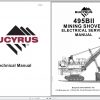 CAT Electric Rope Shovel 495BII 141113 Service Manual 10173 BI115229 2002 1