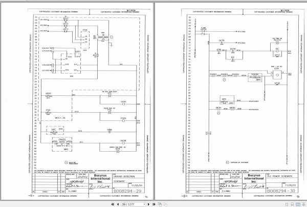 CAT Electric Rope Shovel 495BII 141113 Service Manual 10173 BI115229 2002 4