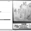 CAT Electric Rope Shovel 7182 182M 141099 1 of 3 Service Manual 10013 BI180851 1