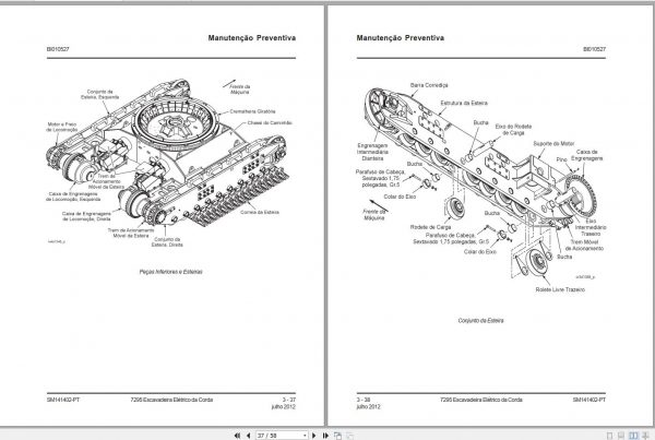 CAT Electric Rope Shovel 7295 141402 Service Manual 2012 EN PT 2