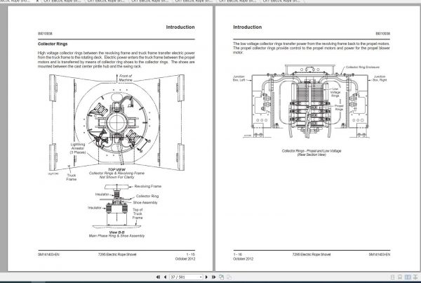 CAT Electric Rope Shovel 7295 141403 Service Manual 2012 EN PT 2