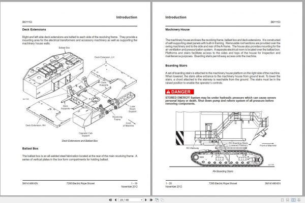 CAT Electric Rope Shovel 7295 7495 141490 Service Manual EN PT 2