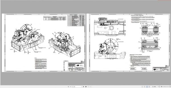 CAT Electric Rope Shovel 7495 HD ER701530 GA Drawings Service Manual 2